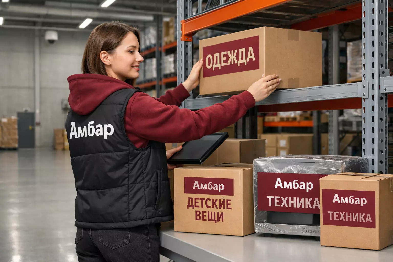 Склад хранения вещей Компании Амбар